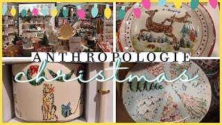 ANTHROPOLOGIE *CHRTISTMAS DECOR STORE VISIT* 🎄 | KLEO JOY | MINKO