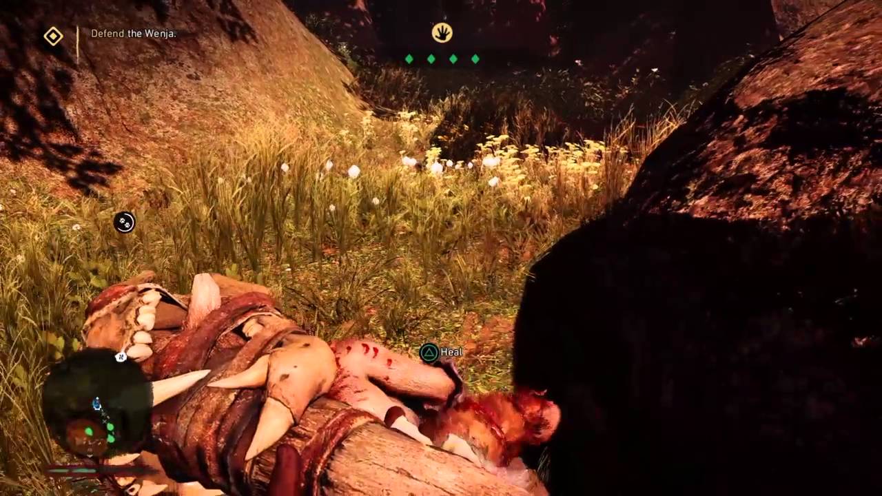 Far Cry Primal PS4 - Help Wenja : Defend - Warha Cliffs