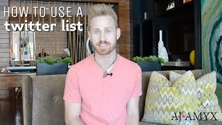 How to Use Twitter Lists