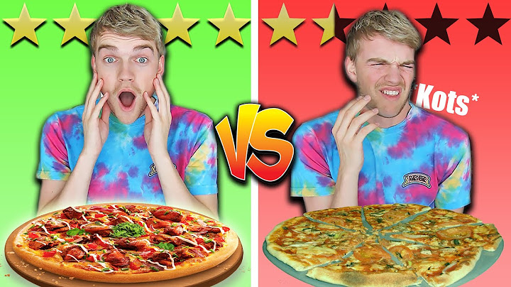 BESTE vs SLECHTST BEOORDEELDE Thuisbezorgd Restaurant **Misselijk**