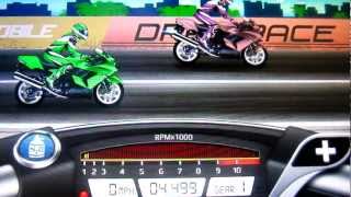 드래그 레이싱 바이크 에디션: 레벨 10 닌자 1400 튜닝 방법 4.497초 1/8마일! screenshot 5