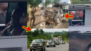 One Confirmed D£@d, As Ghana President, Nana Addo Convoy Involved In A F@tal Accîd£nt