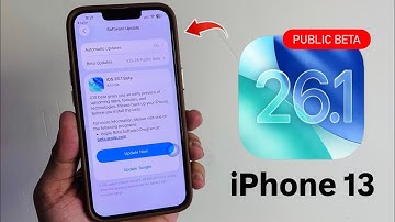 iPhone 13 On iOS 26.1 Public Beta 1 - How to Download & install iOS 26.1 Public Beta iPhone 13