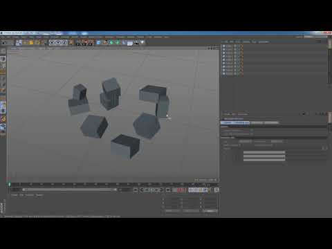 CINEMA 4D 강좌 - 18. Randomize와 Transfer