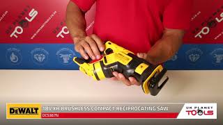 trussel skab ego Dewalt DCS367N 18V XR Brushless Compact Reciprocating Saw (Body Only) | UK  Planet Tools - YouTube
