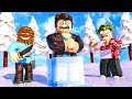 Freezing My Friends In Place in Roblox Murder Mystery (Hacked)