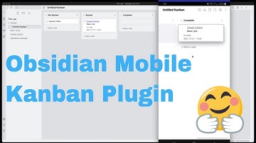 Obsidian Mobile - Kanban Plugin Continued