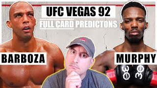 UFC Vegas 92: Barboza vs. Murphy FULL CARD Predictions and Bets screenshot 3