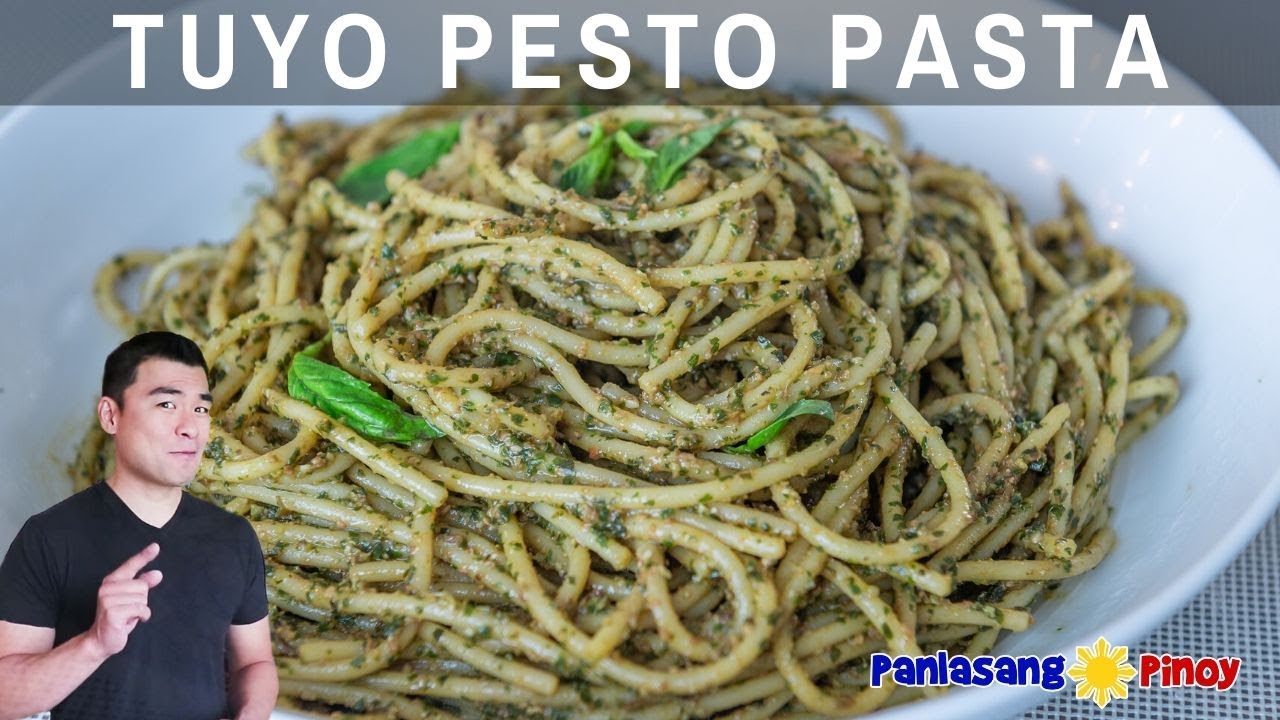 Tuyo Pesto Pasta | Panlasang Pinoy
