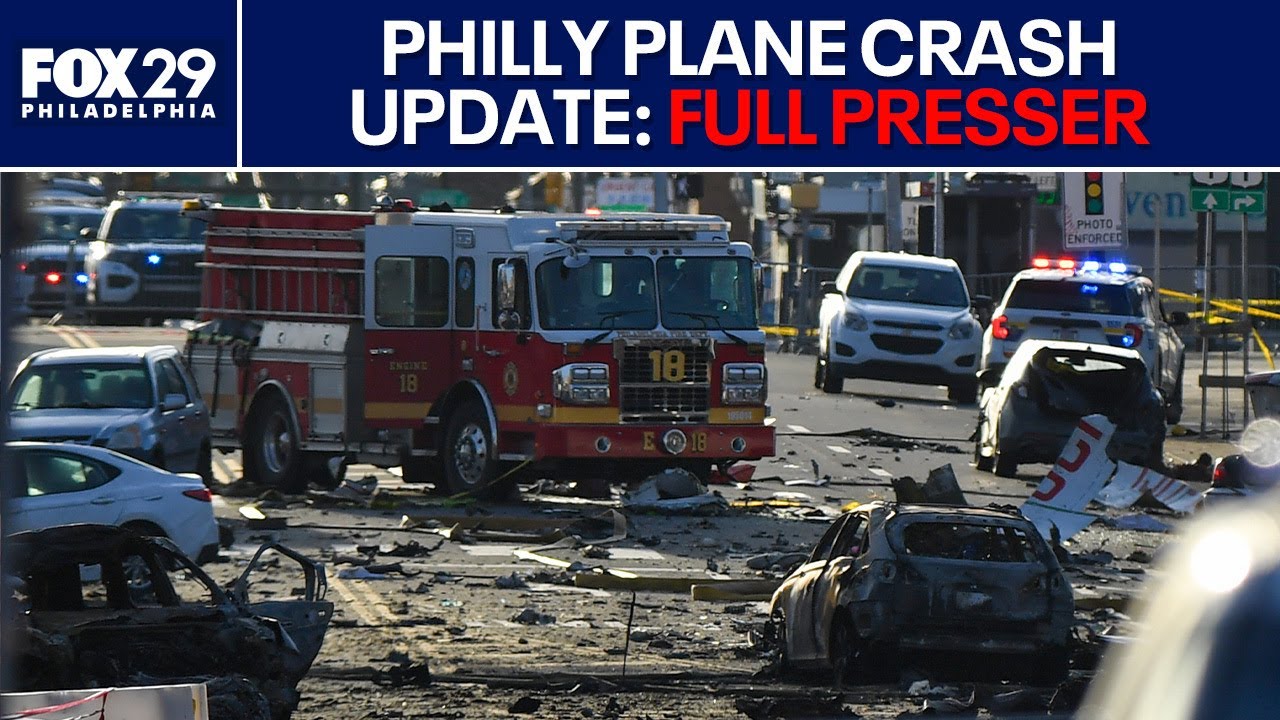 Philadelphia plane crash update: Number of injured climbs to 24 - YouTube