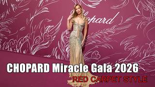 CHOPARD Miracle Gala 2026 Cannes Red Carpet Style - 4K