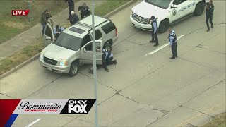 Raw video  Highspeed police chase into St. Louis City