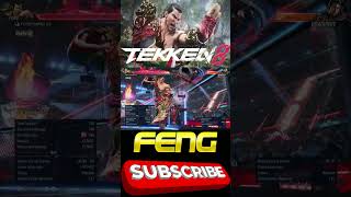 Tekken 8 Feng Crazy Wall Carry Combo #tekken8 #shorts #feng #tekken7 #gaming #철권8 #철권8 #鉄拳8 #combo