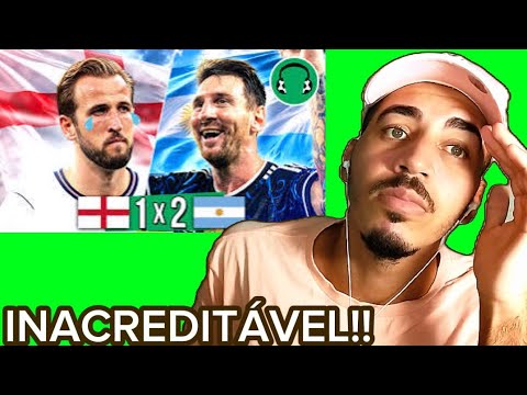 REACT FUTPARODIAS - INGLATERRA PIPOCA PRA ARGENTINA NA COPA DO MUNDO!