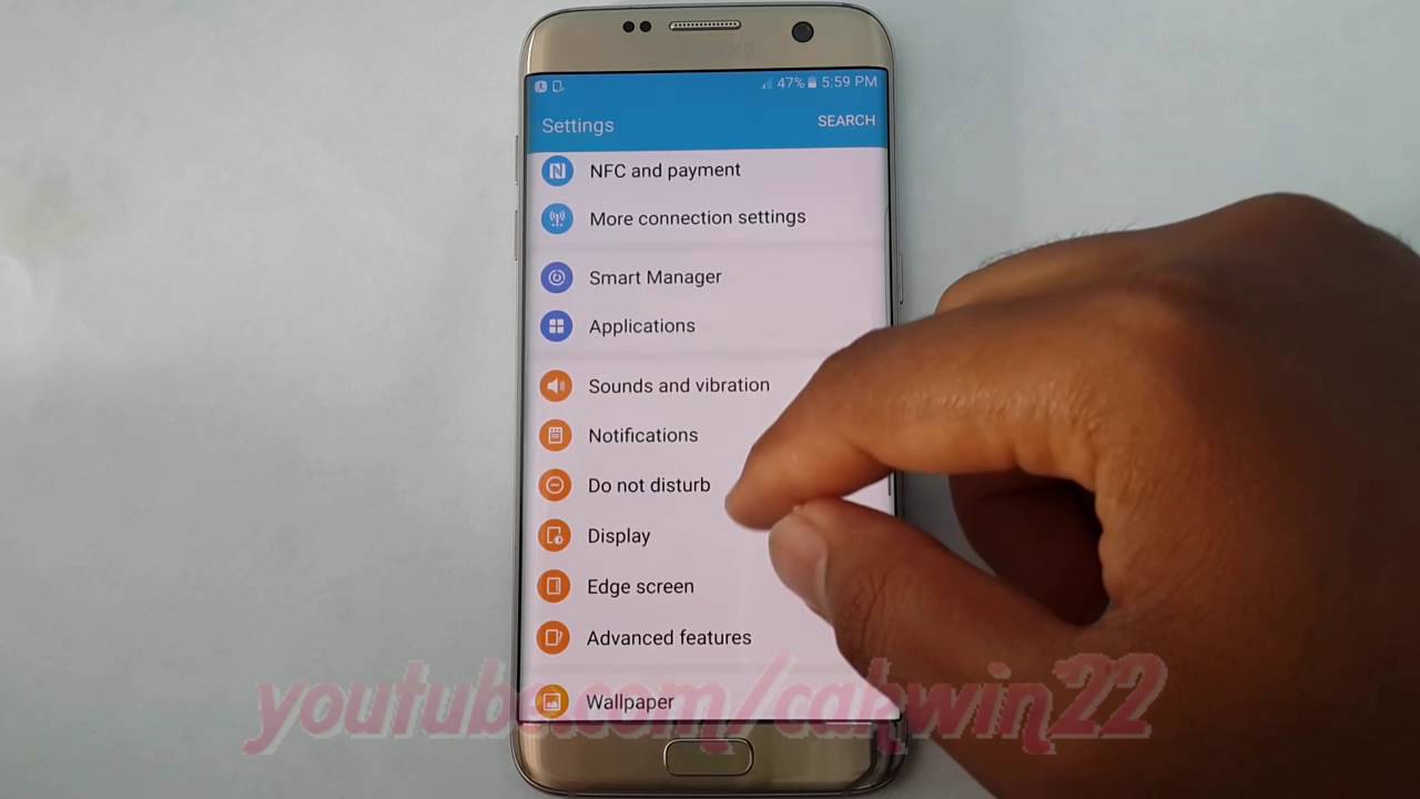 Samsung Galaxy S7 Edge : How to Set Apps Notification as Priority
