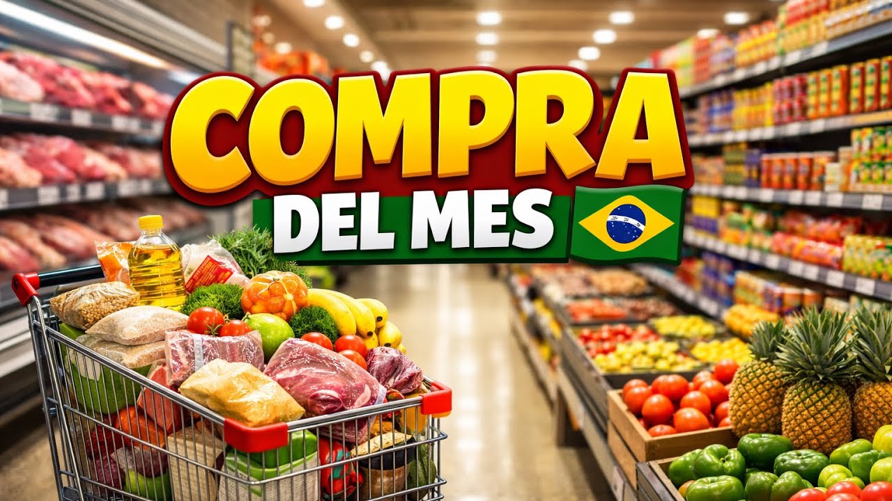 Hice la compra de un mes en Brasil 2026 y esto fue lo que gasté