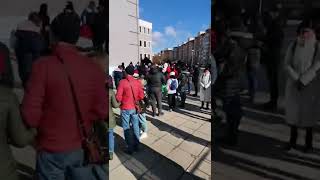 Антивоенные лозунги на выборах в Минске #shorts
