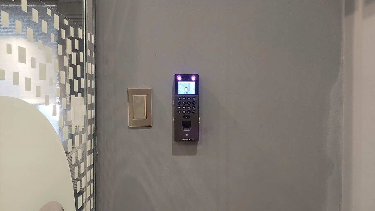 Máy chấm công khuôn mặt kiểm soát cửa SenseFace 2A