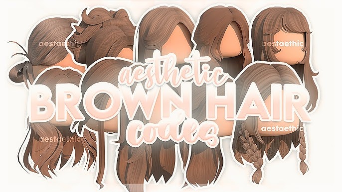 60+ Aesthetic Brown Hair Codes / IDs For Brookhaven & Bloxburg [Girls &  Boys] ~NEW Brunette~ ROBLOX 