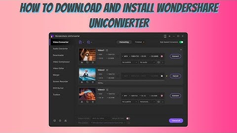 How To Download And Install Wondershare Uniconverter | Video Converter | Mr. TechWonder