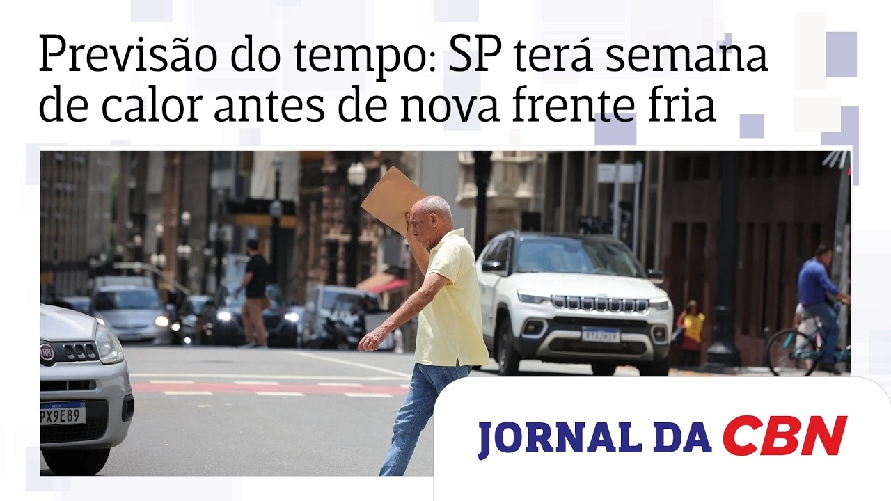 Previsão do tempo: SP terá semana de calor e rajadas de vento antes de nova frente fria