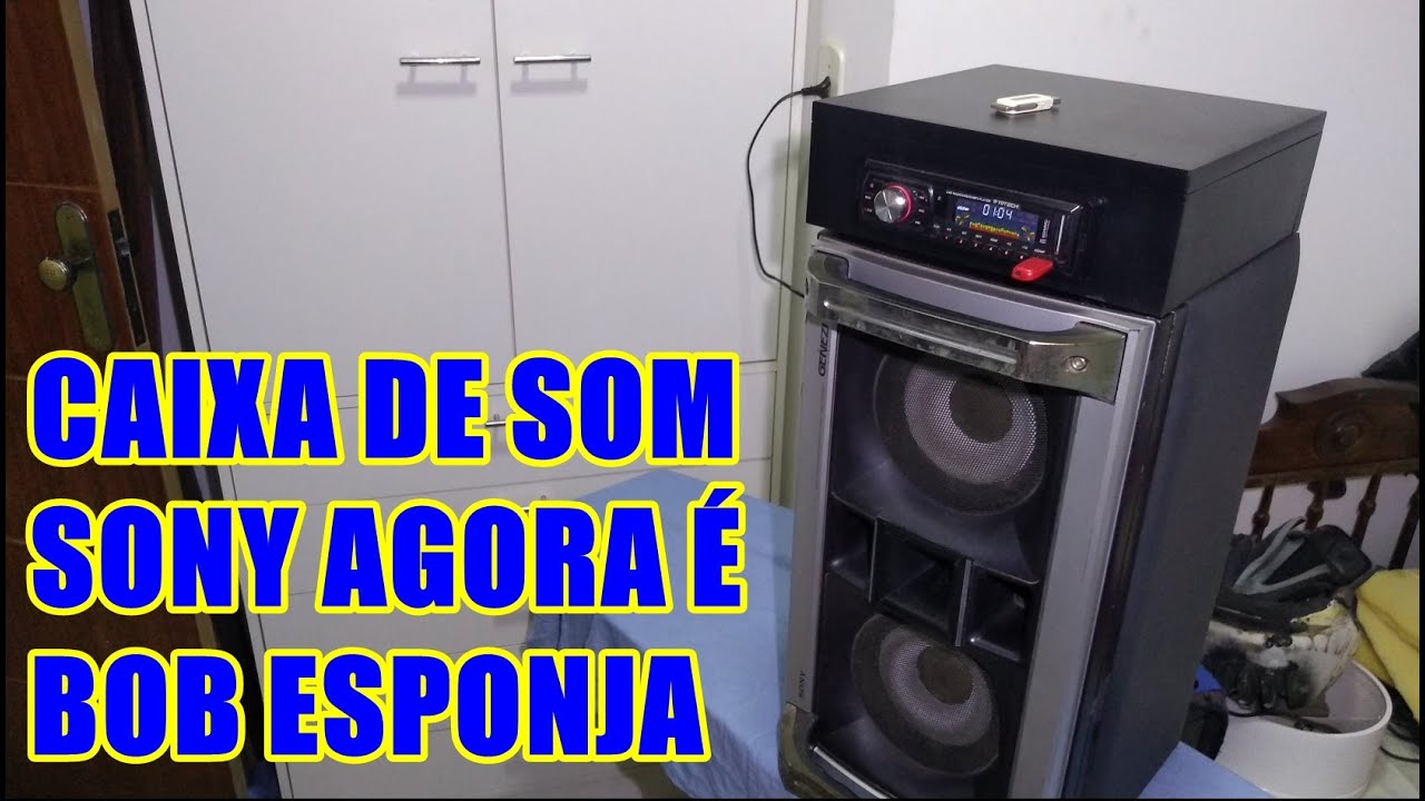 Caixa Som Vazia Bob Esponja Várias Estampas - Connect Parts