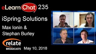 eLearnChat 235: Max Ionin & Stephan Burley, iSpring