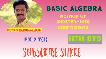 11th Std Maths Ex2.7(1) Factorize x^4 +1