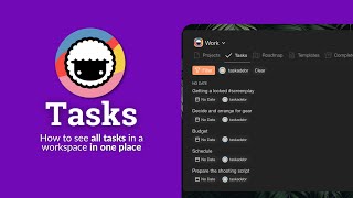 How to view all Workspace tasks in Taskade