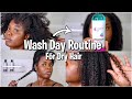 Wash day routine for dry hair ft kaleidoscope hair products therapeutic collection