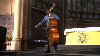 Bach Cello Suite No. 5 Sarabande , Shaya Feldman (Contrabass)