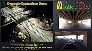 Prairie 3D - Overpass Comparison Demo - LiDAR Mobile Mapping and 360 Imaging