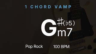 G#m7b5 | ONE CHORD | Key F# minor | 100 BPM