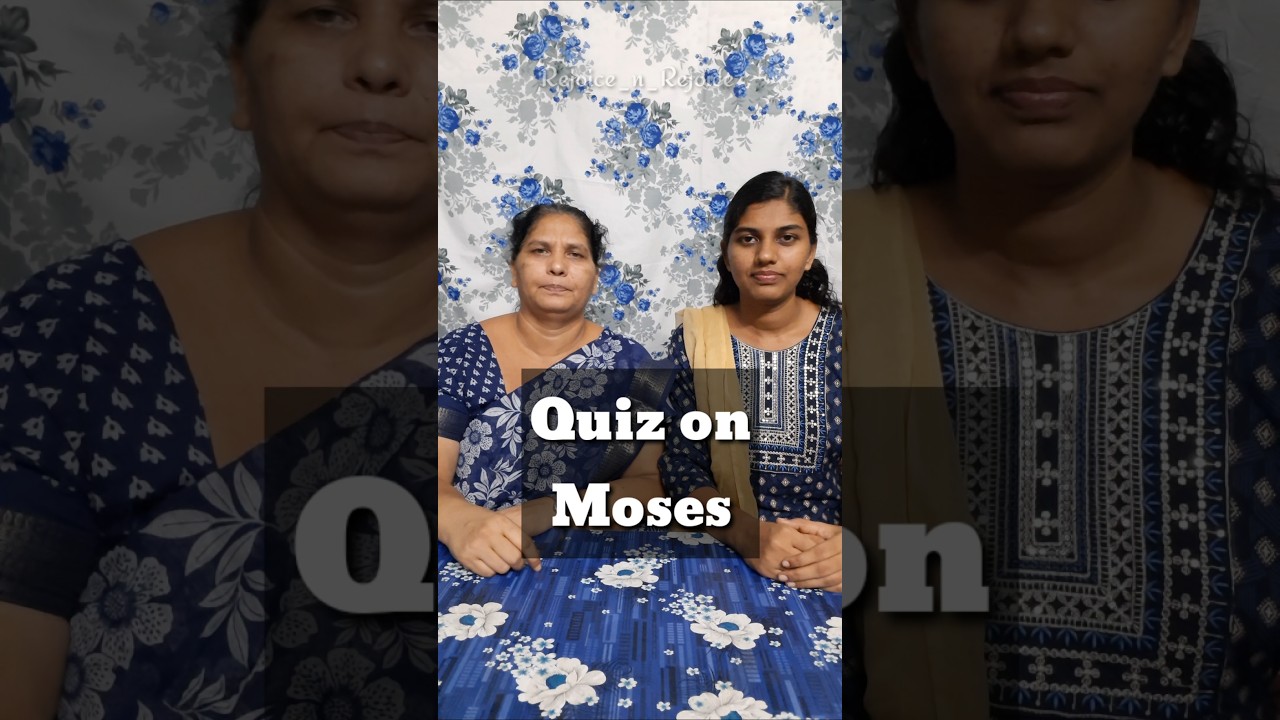 Bible Quiz on Moses Telugu Christian short| Rejoice and Rejoice 