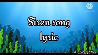 Sara Singer- Siren song lyrics
