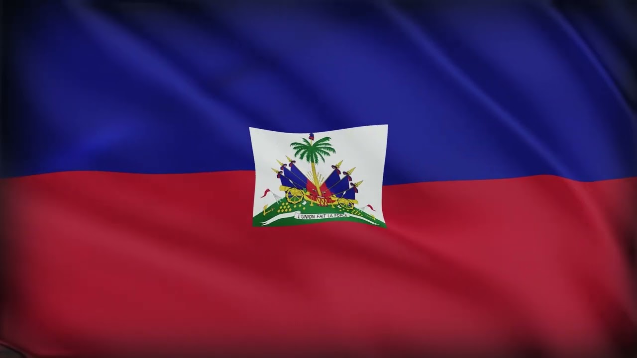 Haiti Flag Waving | Haiti Flag Background Video