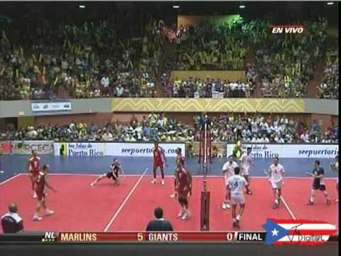 Puerto Rico wins Gold Medal in Men's Volleyball at the 2010 Central American Games