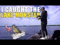 I Caught the LAKE MONSTER on 4 LB Line! (You Won't Believe This)