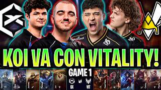 KOI NEEDS VITALITY TO BEAT FLAKKED AND OSCAR!😱 | GX vs VIT Game 1 2026 LEC SUMMER COSTREAM IBAI screenshot 4