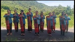 yel yel iva test TP. PKK Kecamatan Silaen