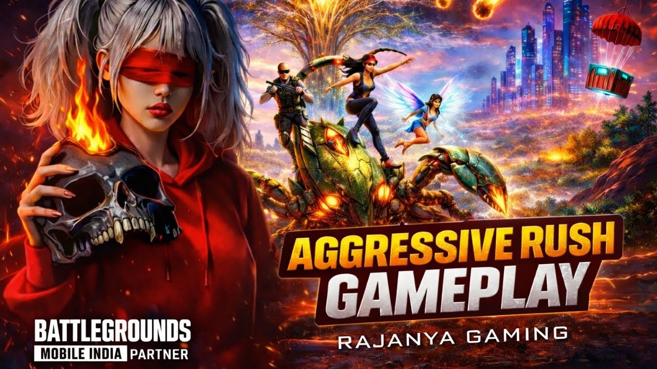 AGGRESSIVE RUSH GAMEPLAY😍 BGMI 4.2 Update Live – New Vehicle, New Map Powers!🔴 RAJANYA GAMING 🦁