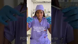STUDENT SUTURING REAL PERSON FOR THE FIRST TIME #becomingdrandy #youtubemadeforyou