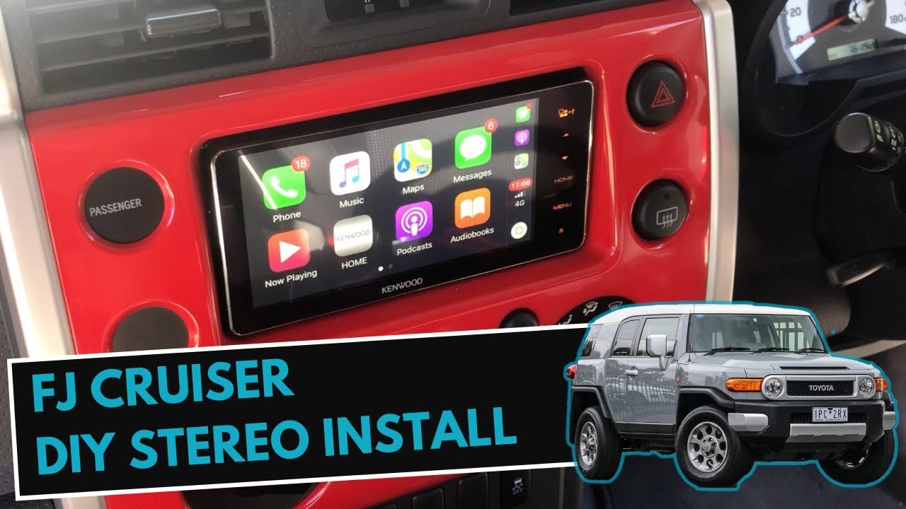 How To Install Stereo In Fj Cruiser Fj Cruiser Stereo Upgrade