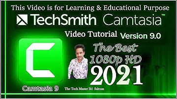 Camtasia Studio 9 Complete English Tutorial for Beginners: Best Video Editing Software for YouTube