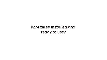 Door three (Smart door lock) → Adding your lock to the App