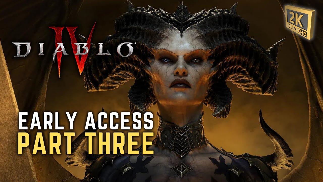 Diablo 4 -- Early Access Beta Gameplay PC 1440p -- Part 3 - YouTube