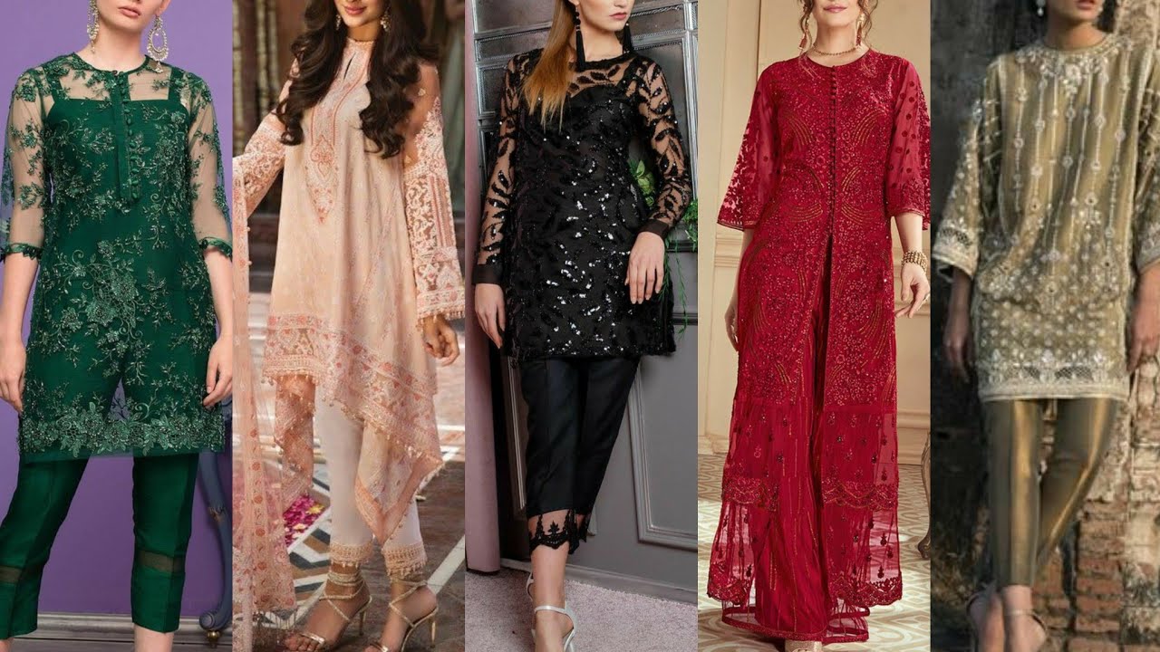 Stylish and Trendy simple party wear Designer's Dresses 2020