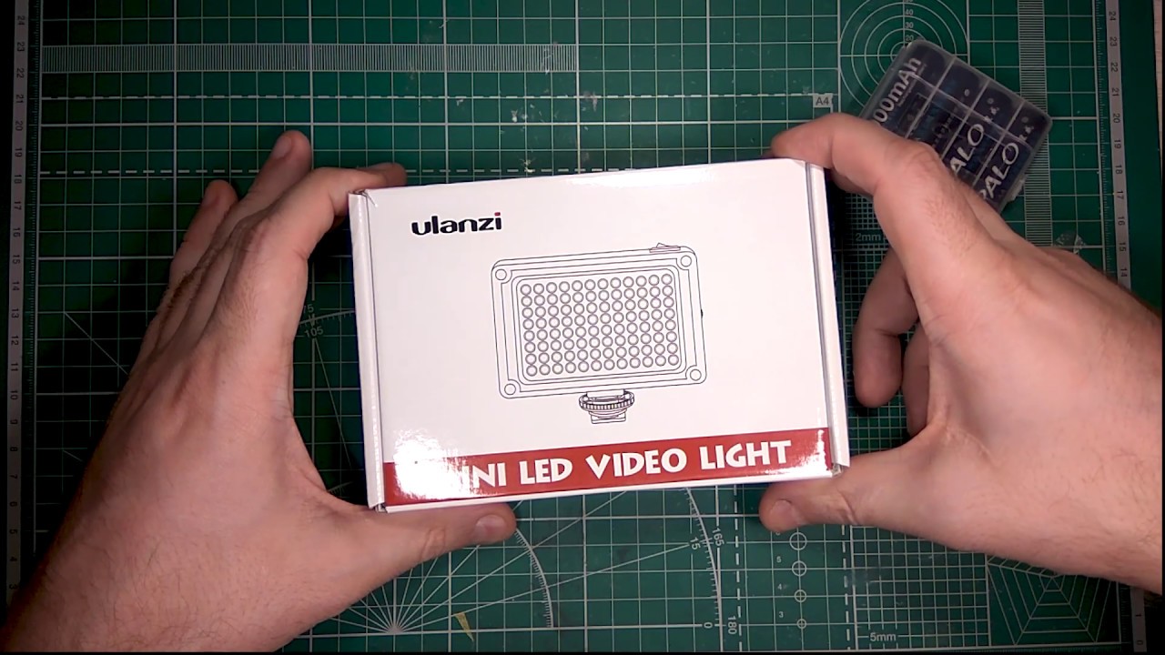 unboxing and review ulanzi mini led video light