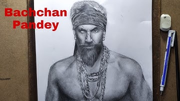 Bachchan Pandey drawing (Akshay Kumar drawing)