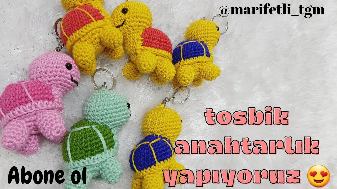 TOSBİK ANAHTARLIK  . . #amigurumitosbik #örgüanahtarlık #anahtarlıkyapımı
